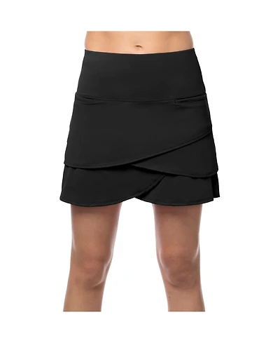 Lucky Love Women's Scallop 15.75in Golf Skort