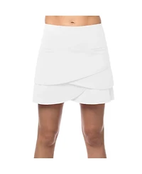 Lucky In Love Women's Scallop 15.75in Golf Skort