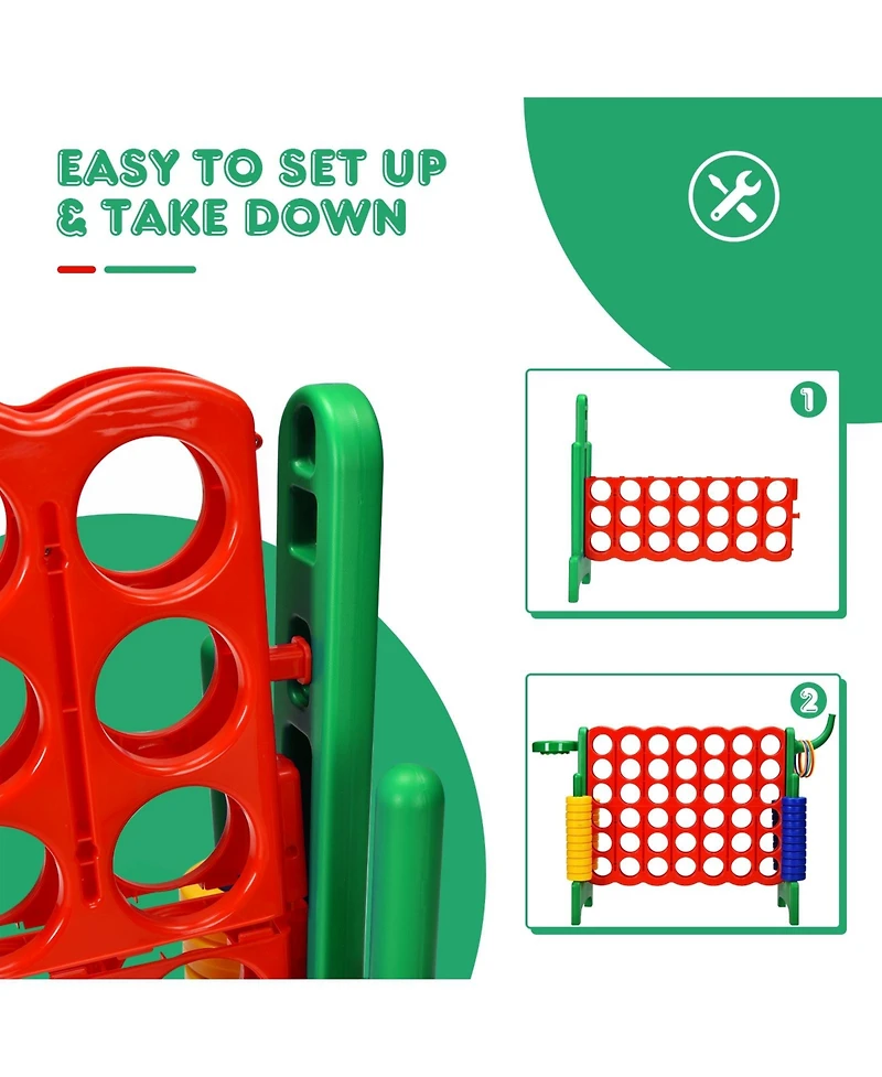 2.5 Feet Giant 4-to-Score Game Set