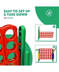 2.5 Feet Giant 4-to-Score Game Set