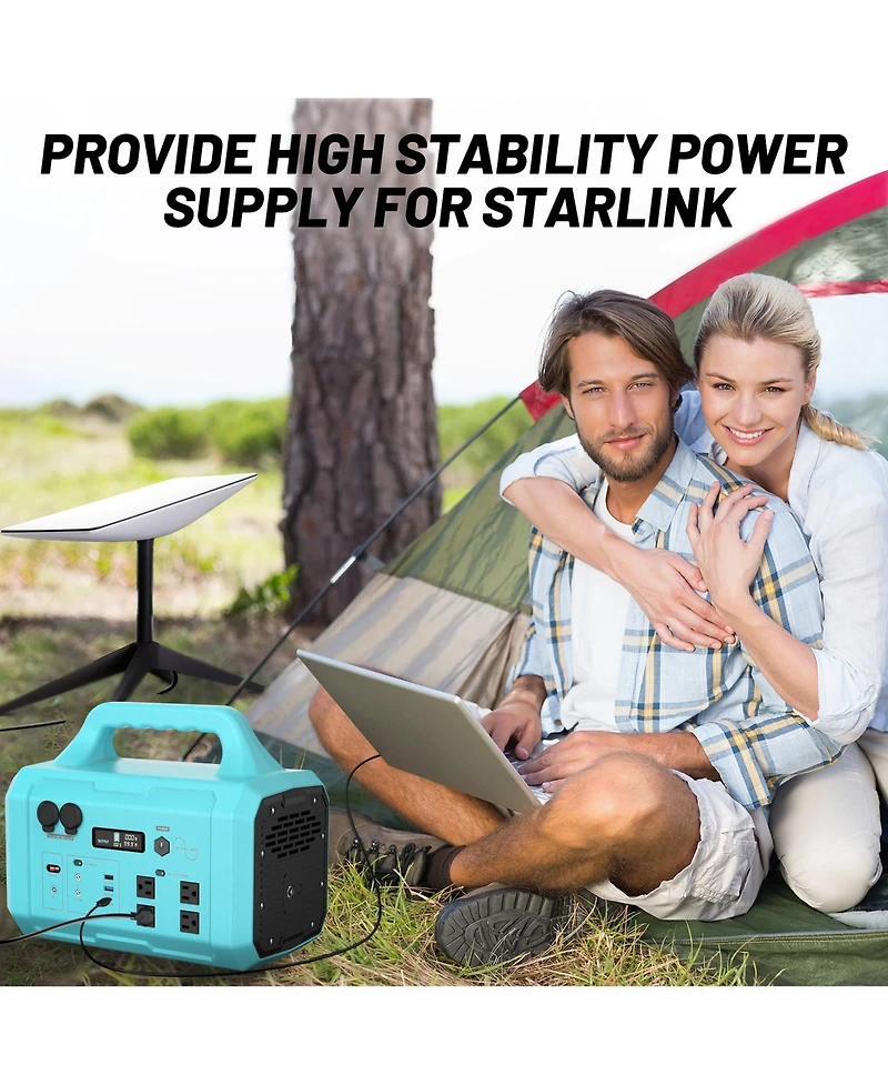 Mondawe 1800W Portable Power Station with 200W Foldable Solar Panel