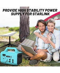 Mondawe 1800W Portable Power Station with 200W Foldable Solar Panel
