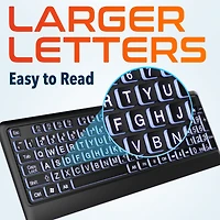 Delton KB20 Big Button Computer Keyboard and Mouse Combo