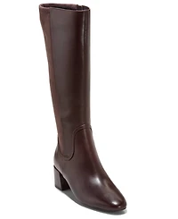 Cole Haan Women's Go-To-Serenna Block Heel Tall Shaft Dress Boots