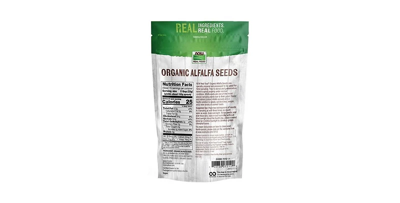 Now Foods Alfalfa Seeds ,12 Oz