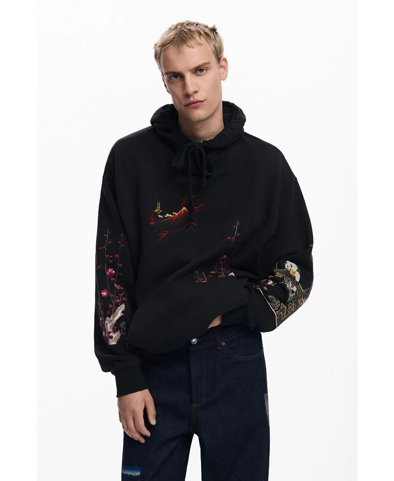 Desigual Men's Landscape hoodie