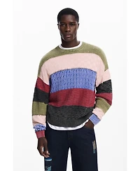 Desigual Men's Stitch knit sweater