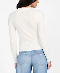 Guess Women's Long Sleeve Ribbed Miranda Sweater