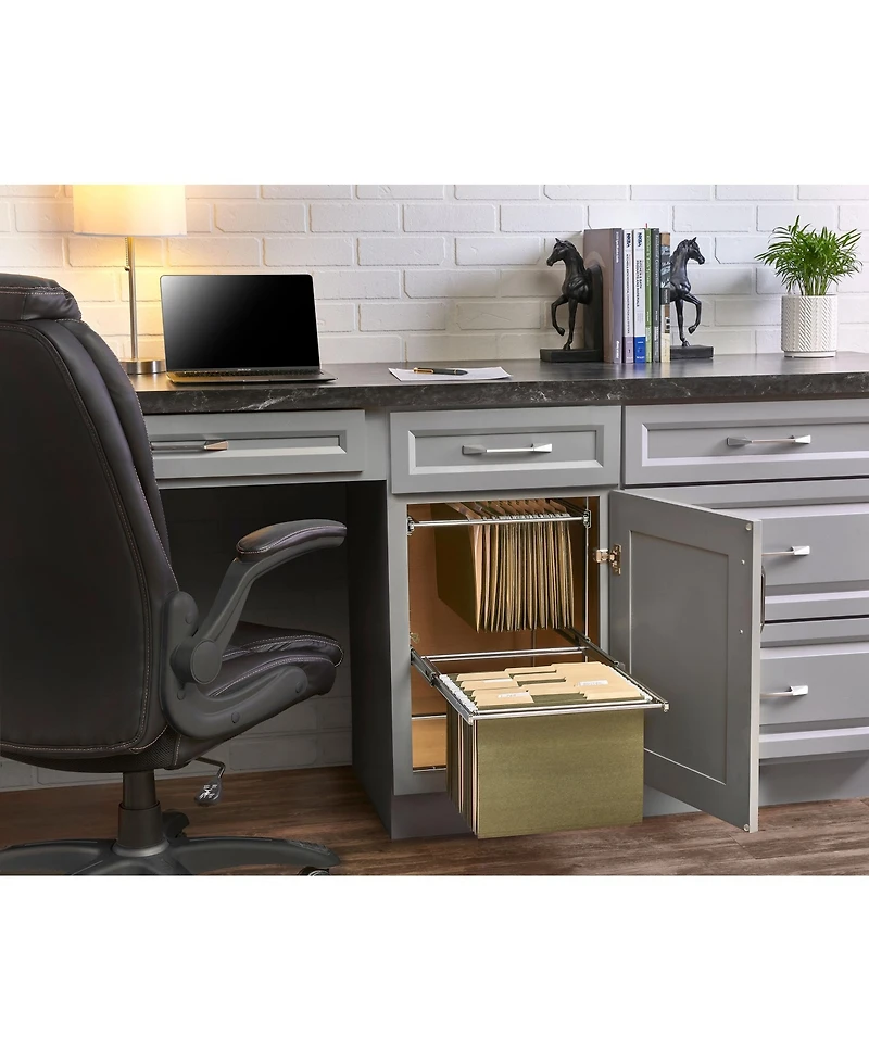 Rev-a-Shelf (2) 14.5" Tier Base Cabinet File Drawer Organizer System, Ras-fd-kit
