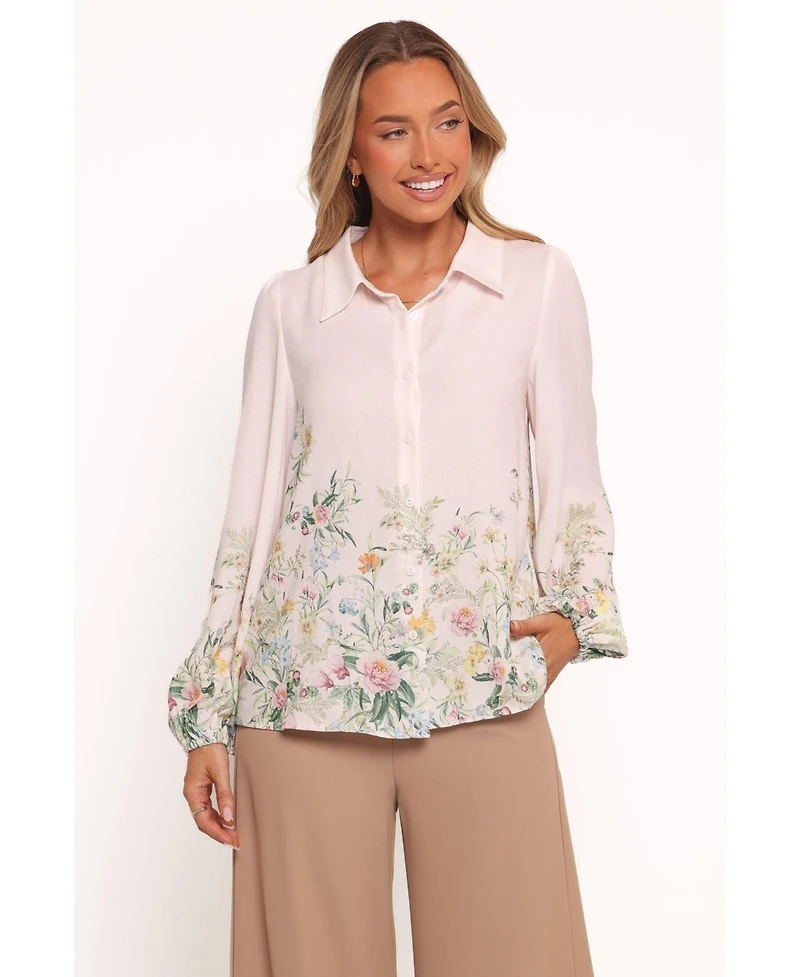 Petal and Pup Women's Avis Top - Pink Floral M