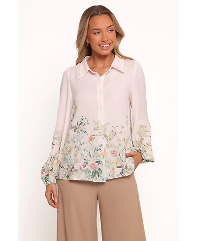 Petal and Pup Women's Avis Top - Pink Floral M