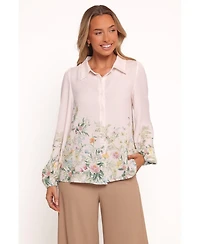 Petal and Pup Women's Avis Top - Pink Floral M