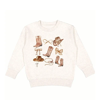 Sweet Wink Little and Big Girls Cowgirl Cutie Sweatshirt