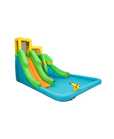 Kids Inflatable Water Park Bounce House with 480W Blower