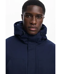 Desigual Men's Two-tone parka with hood