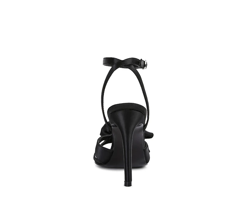 Chaumet Rose Bow Embellished Sandals Women