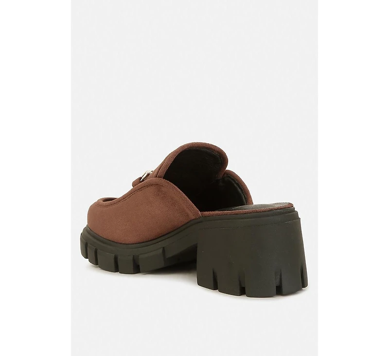 Women prosper velvet slip on mules