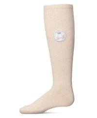 Memoi Little Girls Soccer Lover Cotton Blend Knee High Socks