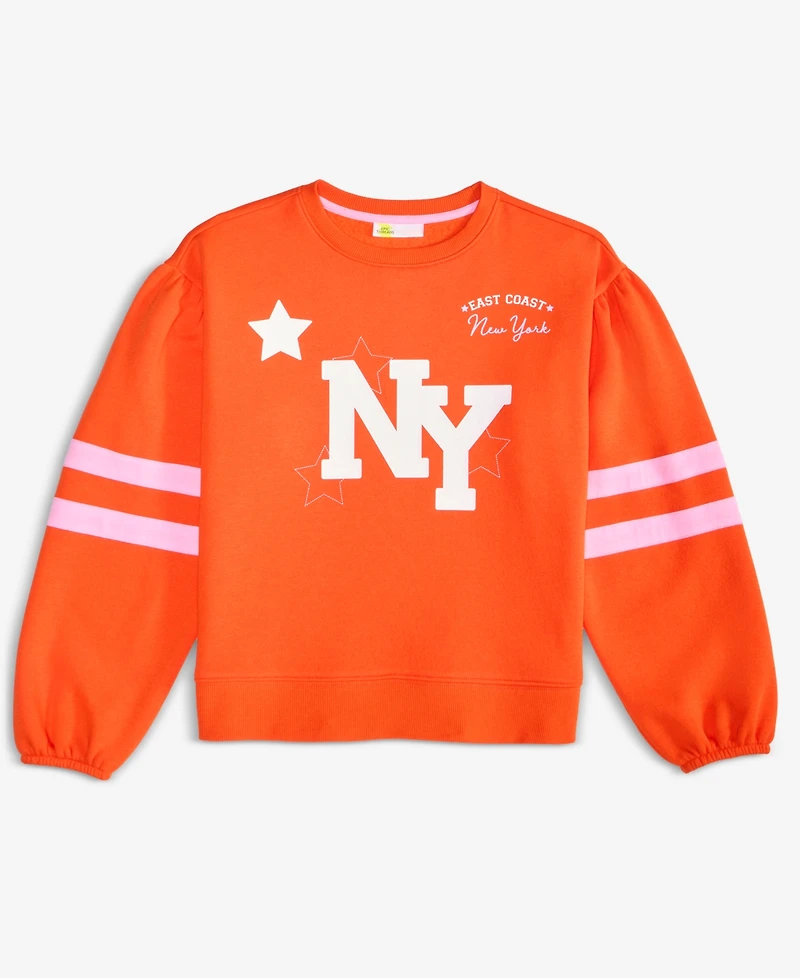 Epic Threads Girls 5-20 Varsity Long-Sleeves Sweatshirt, Macy's Exclusive