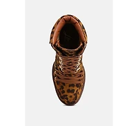 Palmetto Camouflage Ankle Boots Women