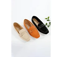 Lumina Penny Strap Studded Loafers Women