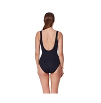 Gottex Women's St. Tropez High Neck Mastectomy Textured One Piece