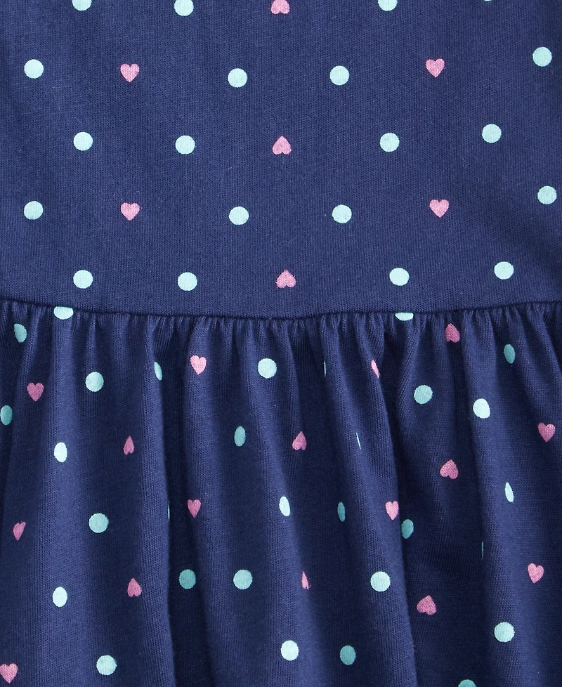 Epic Threads Girls Toddler 2T-4T Short-Sleeve Dotted Dress