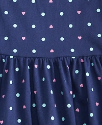 Epic Threads Girls Toddler 2T-4T Short-Sleeve Dotted Dress