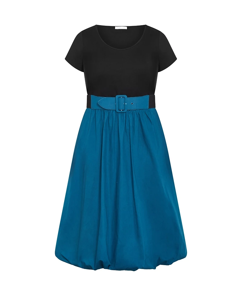 City Chic Women's Plus Paris Love Dress
