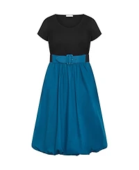 City Chic Women's Plus Paris Love Dress