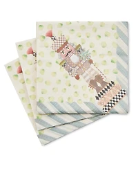 MacKenzie-Childs Nutcracker Cocktail Paper Napkins, Set of 20