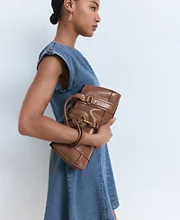 Mango Women's Seam Detail Denim Dress