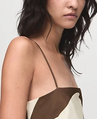 Mango Women's Printed Satin Dress