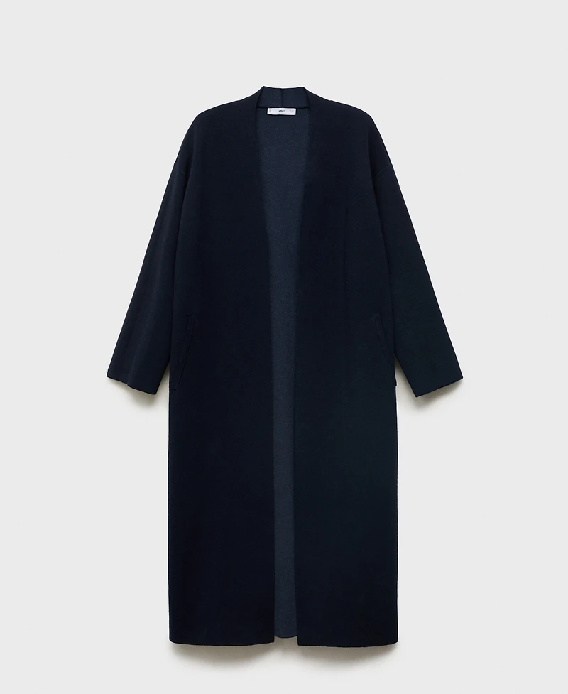 Mango Women's Knitted Long Cardigan