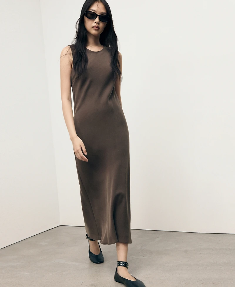 Mango Women's Modal Midi-Dress