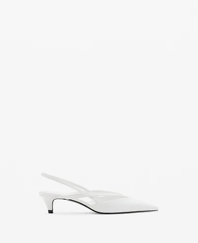 Mango Women's Kitten-Heel Pointed Shoes
