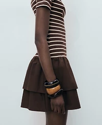 Mango Women's Mixed Striped Dress