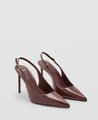 Mango Women's Patent Heeled Shoes