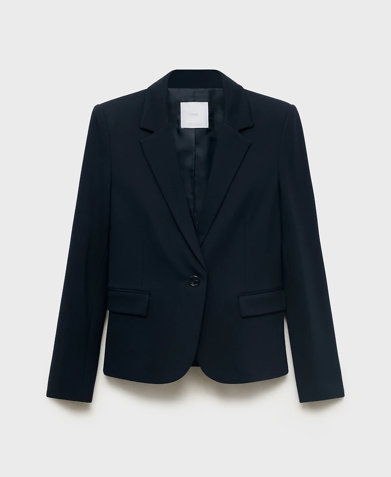 Mango Women's Fitted Suit Jacket