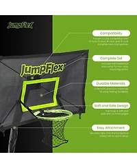 JumpFlex Projam Basketball Hoop and Net Attachment for JumpFlex Hero Trampolines