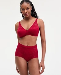 Bali Womens Breathe Wireless T Shirt Bra High Rise Brief Underwear