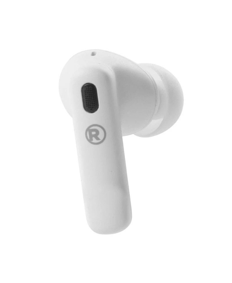 Radioshack True Wireless Headphones 400MAH Active Noise Cancelling IPX5 White 3304381