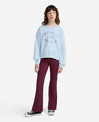 abercrombie kids Girls Ribbed Crewneck Sweater