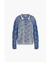 Desigual Men's Heathered polo sweater