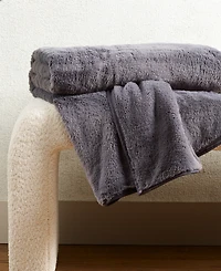 Hotel Collection Reversible Faux-Fur Throw, 50" x 70", Macy's Exclusive (A $150.00 Value)