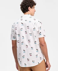Club Room Men's Cotton Poplin Havana Button Shirt, Macy's Exclusive