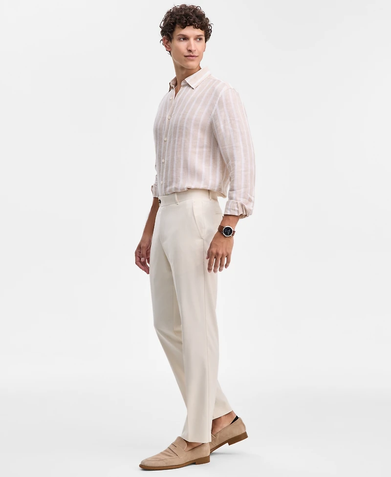 Club Room Men's Flat-Front Straight-Fit Dress Pants, Macy's Exclusive