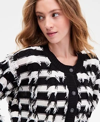 Liverpool Los Angeles Women's Fringe Stripe Cardigan
