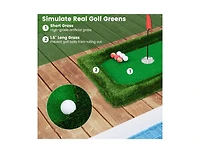 37.5 x 25.5 Inch Floating Golf Green Pool Chipping Mat