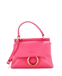 Pre-Owned Chloe Small Faye Top Handle Bag Leather